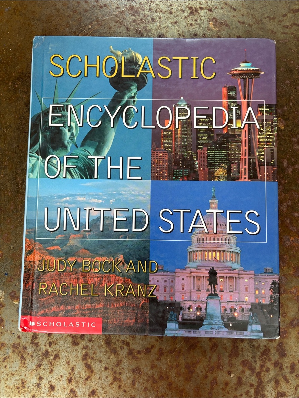 Scholastic "Encyclopedia of the United States" Hardcover (1997) Kids Educational
